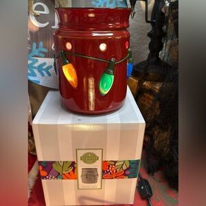 EUC Scentsy Wax Warmer - Christmas Lights